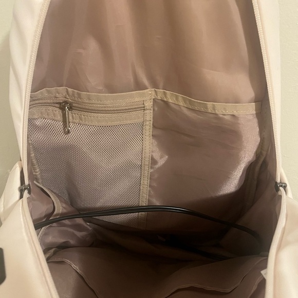 Cream and Brown  back pack main image 10